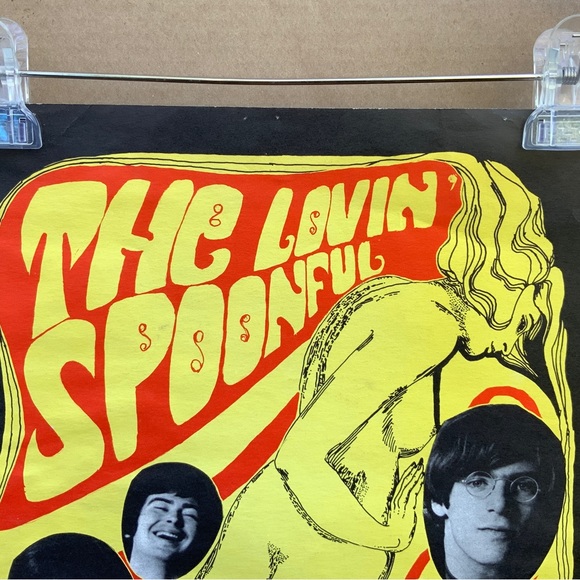 LOVIN SPOONFUL POSTER. ORIGINAL ISSUE, TWO SIDED. - Picture 2 of 15